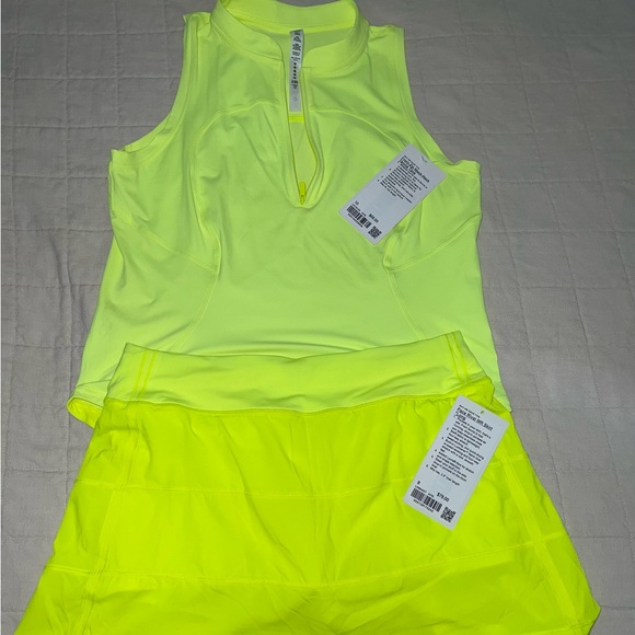 lululemon athletica Other - Lulu lemon shirt and skirt set